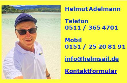 Kontakangaben zu HELMSail yachting