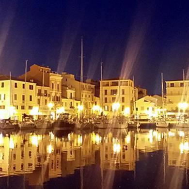 La Maddalena Cala Cavetta by night, HELMSail yachting